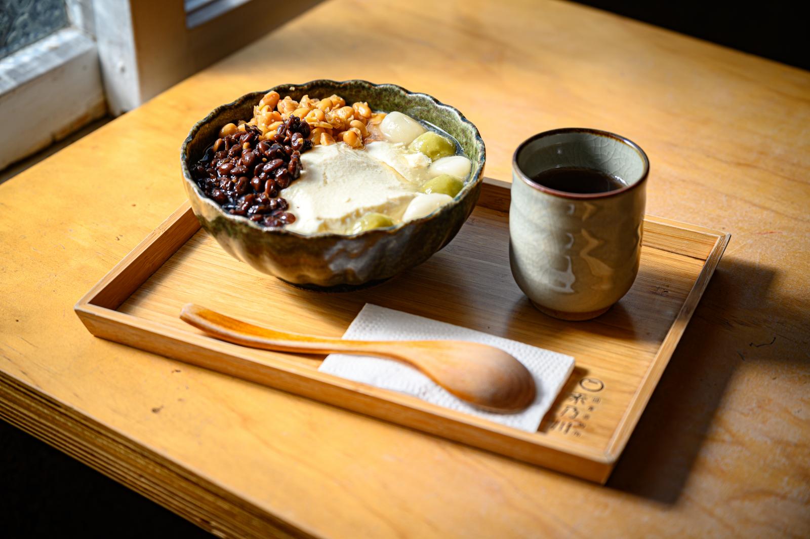 Try delicious desserts at a local tofu shop