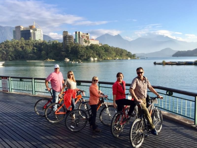 Cycle around Sun Moon Lake, one of the top ten cycling routes in the world listed by CNN Travel